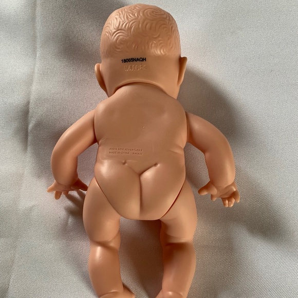 NWOT Bathtime Baby Doll with Purple and Blue Robe! - Picture 3 of 4